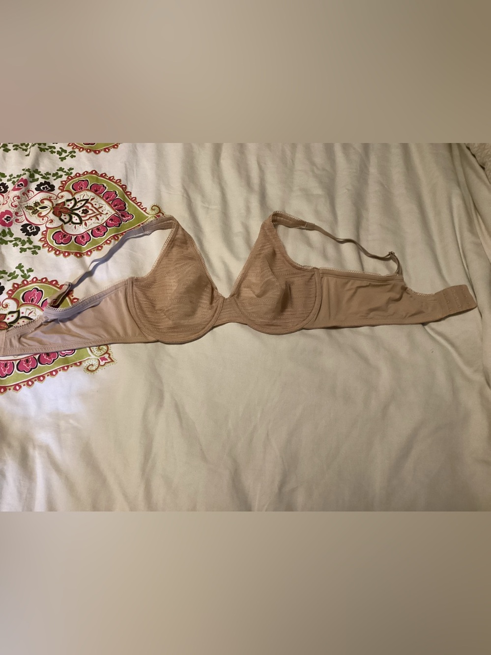 Natori Sheer Lace/Mesh Underwire Bra in Nude Beige~New wot/NVR Used